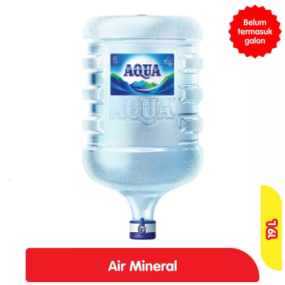 Aqua Air Mineral Galon (Isi Ulang) 19 L